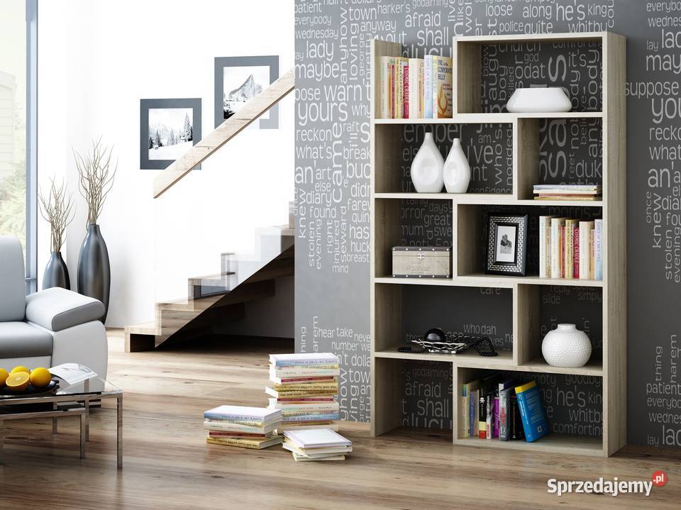 Nowoczesny Regał narożny rozsuwany Irys