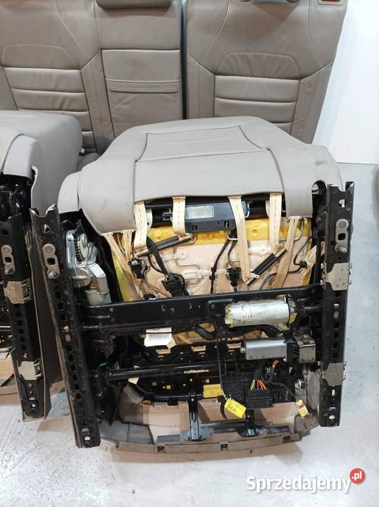 FOTELE KANAPA BOCZKI KOMPLET SKÓRA ELEKTRYCZNE