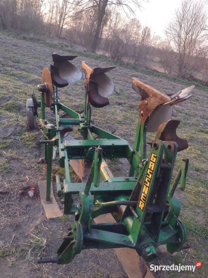Pług 3 skibowy obrotowy gassner nieuszkodzony Korfantów