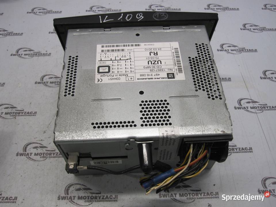 OPEL CORSA D OPC radio CD 13357129 Sprzęt audio fabryczny