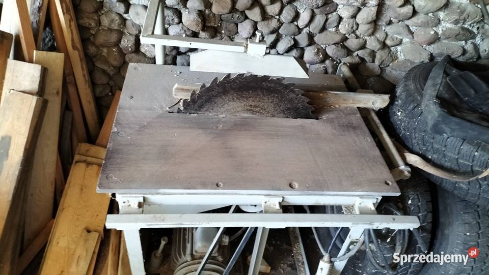 Piła stołowa cerkularka 80x60 silnik 55 KW sila sprzedam