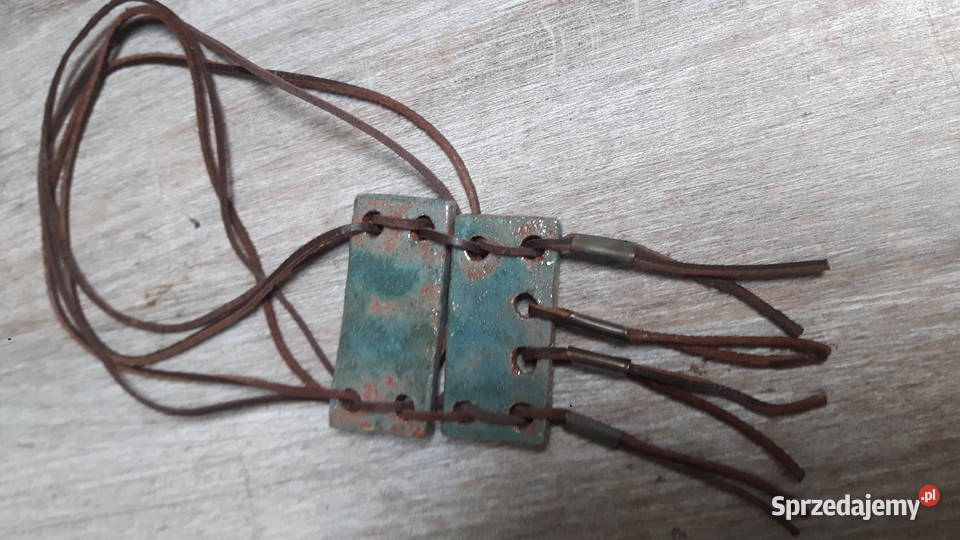 Naszyjnik ceramiczny ręcznie wykonany sprzedam