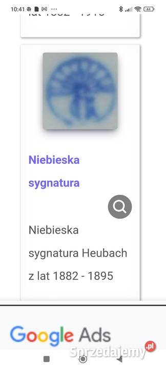 Antyczna figurka Gebrder Heubach niemiecka Janów Lubelski