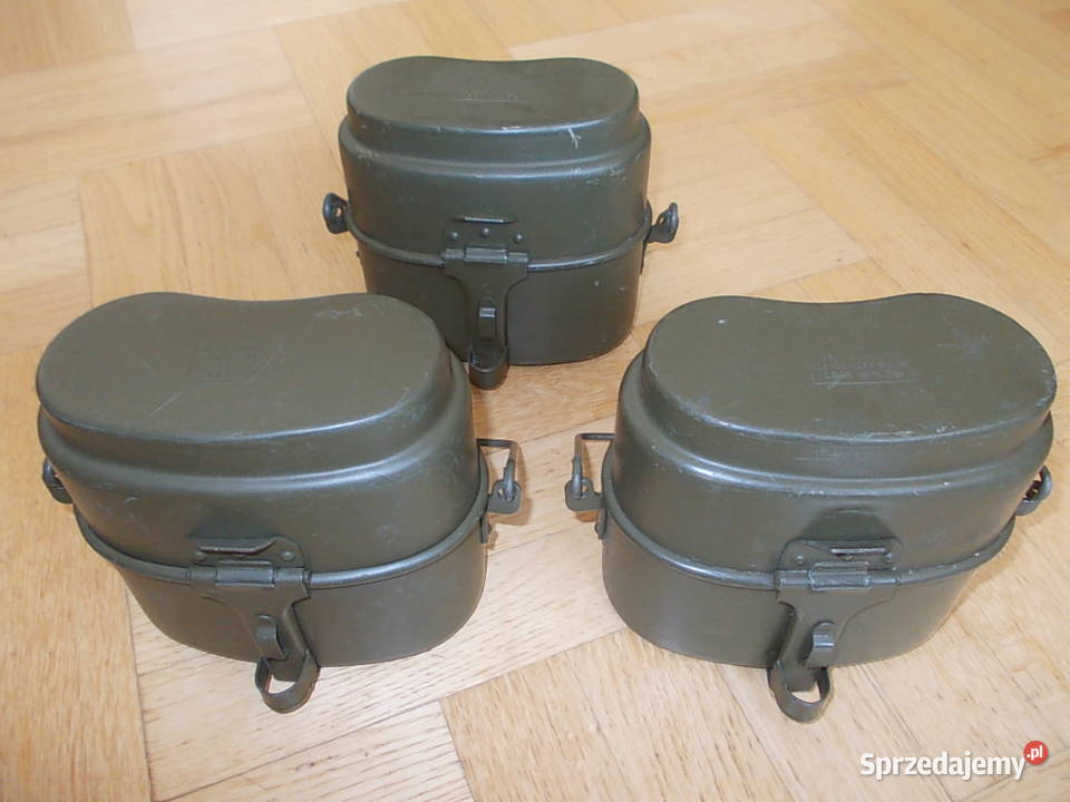 Menażka wojskowa dwu częściowa aluminiowa nowa Legionowo