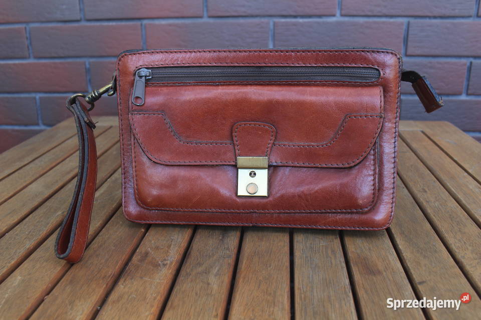 saszetka skórzana Kalisz sprzedam