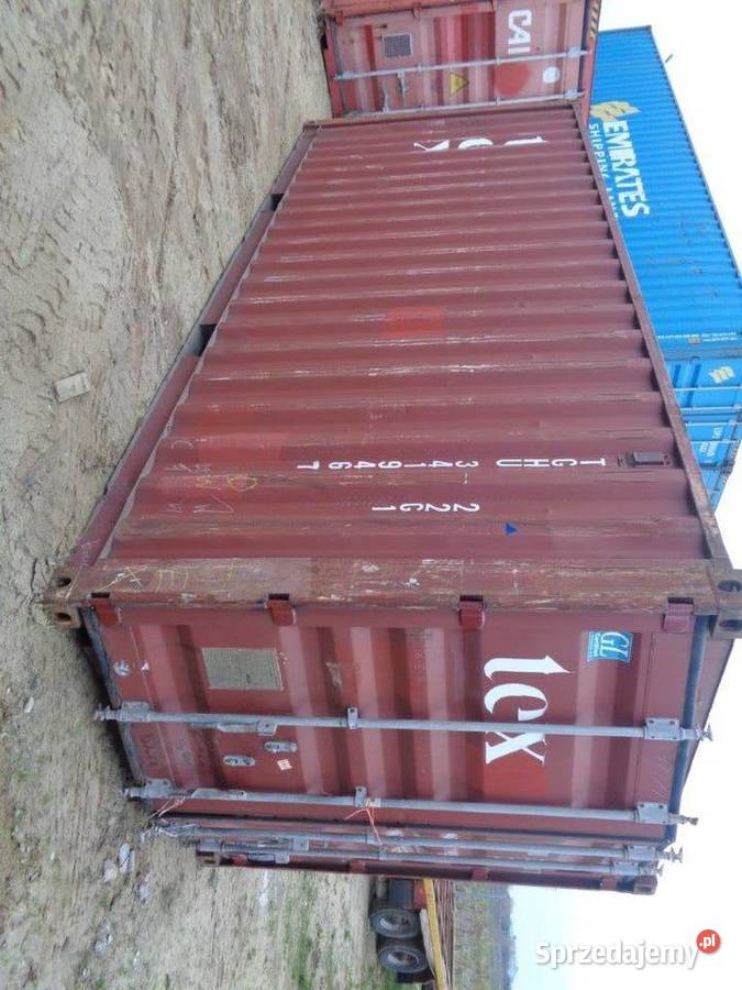 Kontener morski magazynowy 20DV używany 6 m Toruń