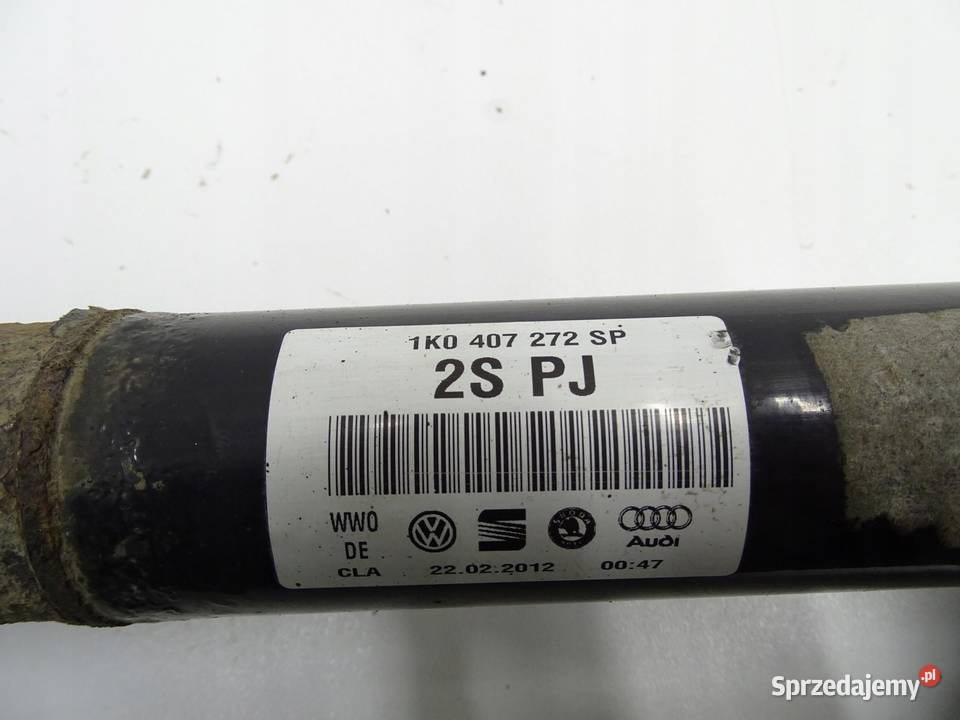 PÓŁOŚ PRAWY PRAWA PRZÓD SKODA OCTAVIA III SEAT