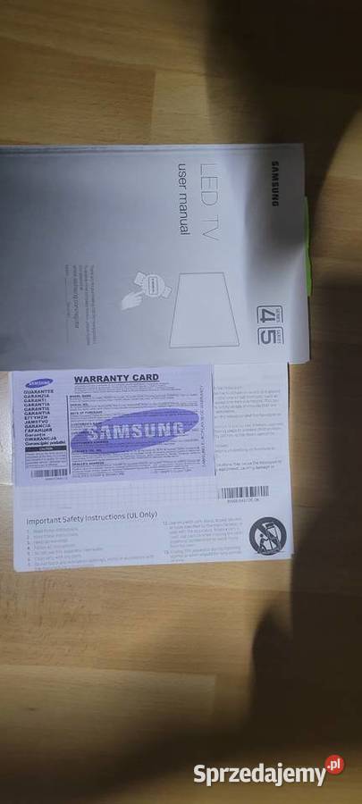 TV Led Samsung UE32J500032cale80 matryca Telewizory Bytom