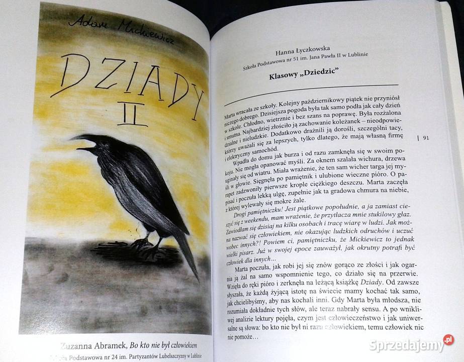 Relektura 200 lat Dziadów Adama Mickiewicza Pozostałe Chełm sprzedam