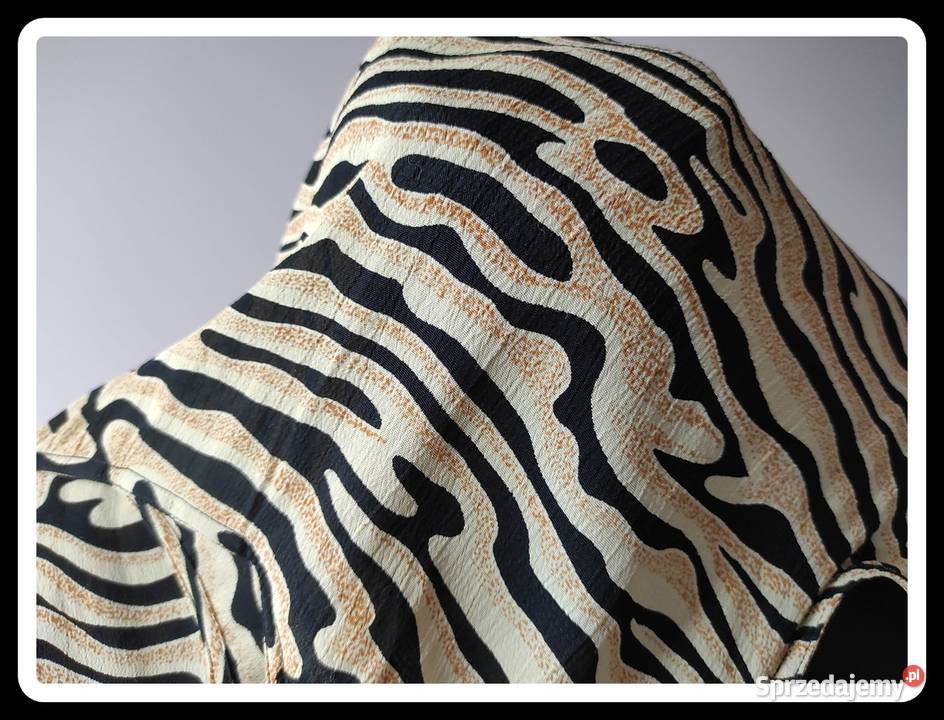Barisal Koszulka bluzka 40 L i 42 XL panterka żółty/złoty Płock