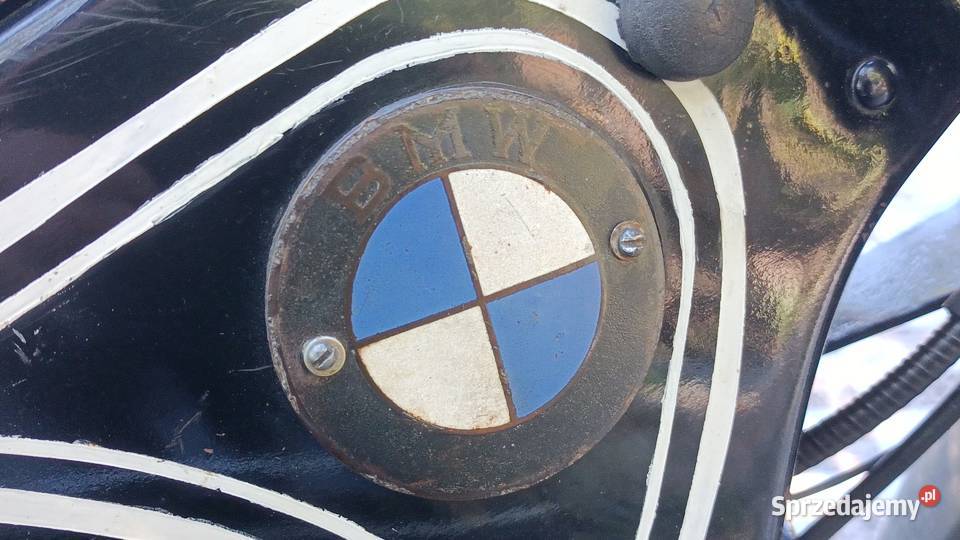 BMW R12 z wózkiem bocznym 1938 lubelskie