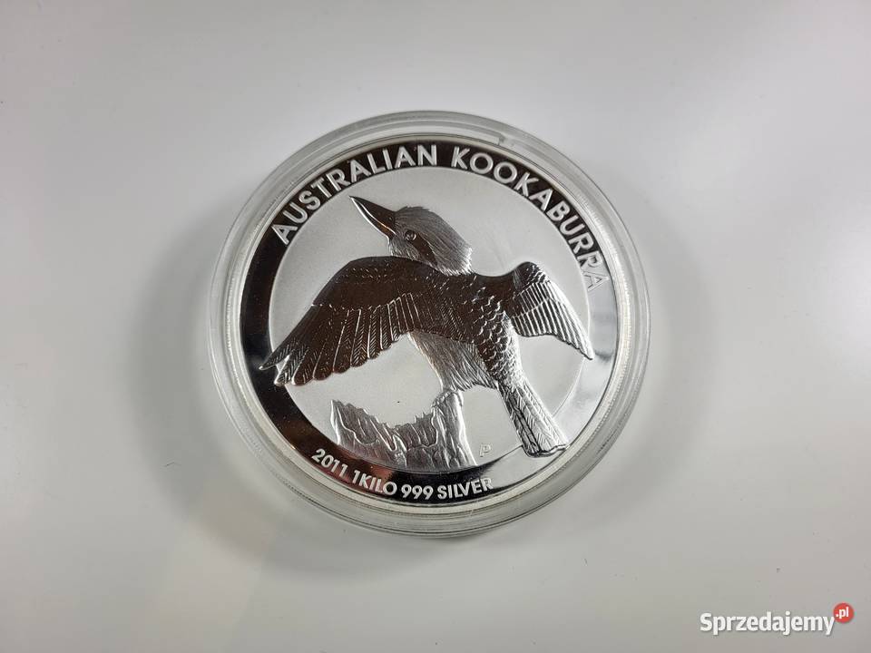 Srebrna moneta Australian Kookaburra 1 próba 999 Lublin