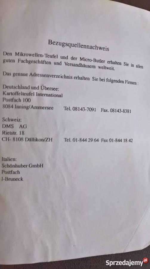 Microwave Teufel Elizabeth SchwarzMoeller Wrocław