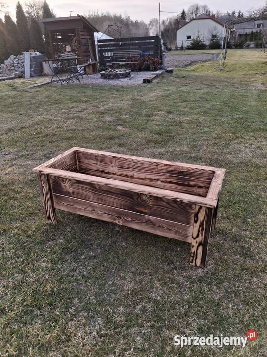 Donice ogrodowe drewniane