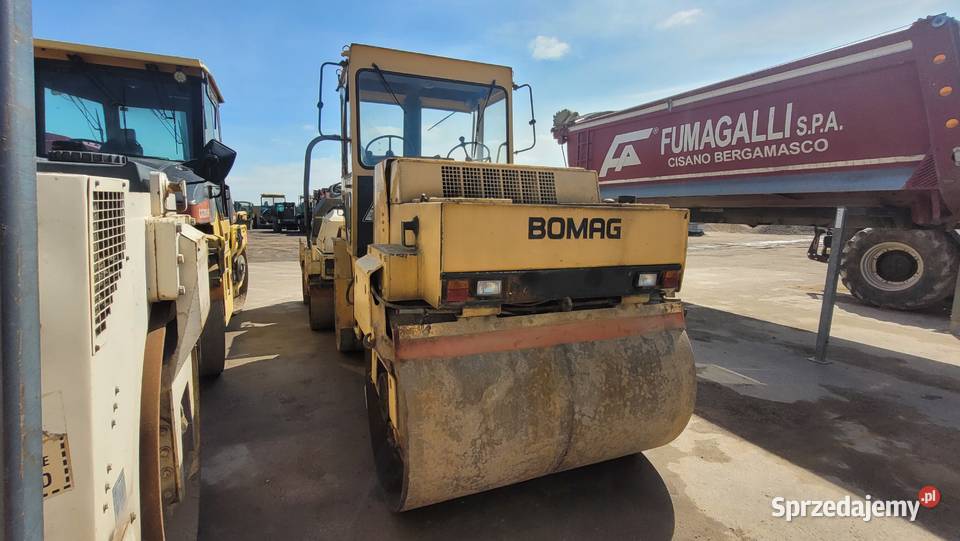 BOMAG BW154AC walec drogowy guma metal do masy Kacice