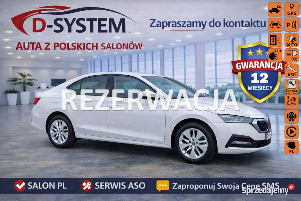 koda Octavia 2021 Salon Polska 1Właściciel 4/5 Białystok sprzedam