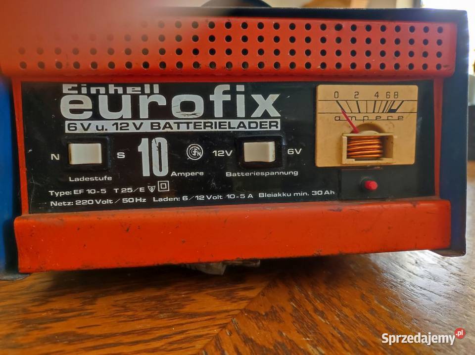 Prostownik EINHELL EUROFIX 6V 12V ładowarka prąd Pozostałe