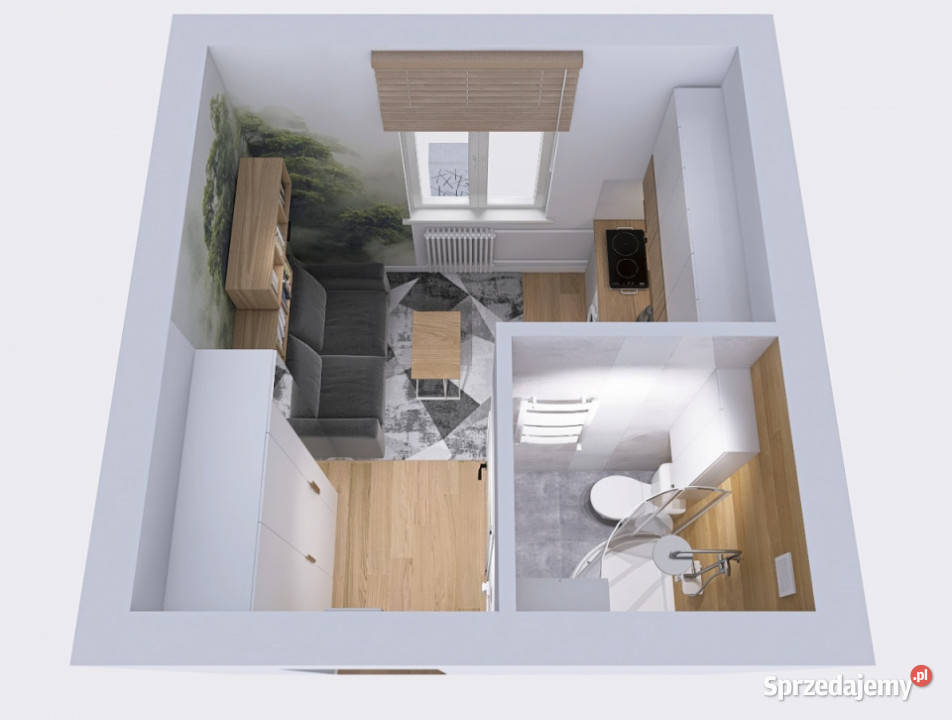 10m2 kawalerka KonstancinJeziorna Mirkowska 26490zł/m2 Konstancin-Jeziorna