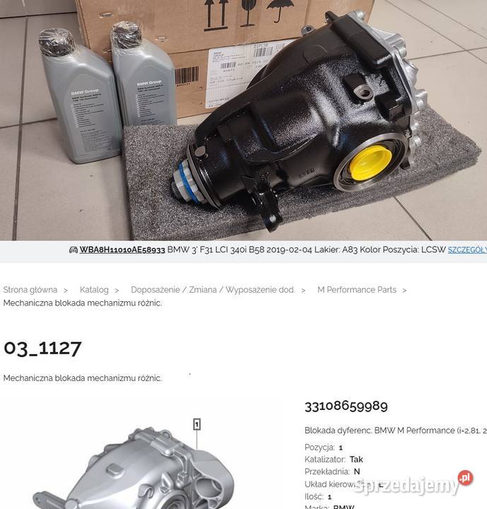 BMW 340i Touring LCI rwd stage 1 szpera B58 8HP Tychy