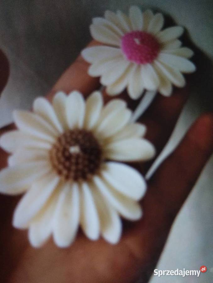 Świeczka stokrotka w tiulu wielokolorowy Siemiatycze