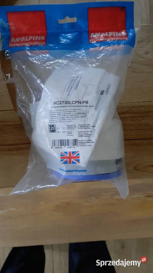 Syfon brodzikowy czyszczony z góry McAlpine Hydraulika i armatura Ostrowiec Świętokrzyski