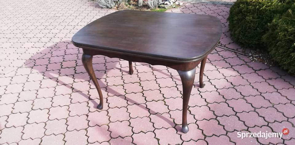 Stół do krzeseł na giętych nogach rozkładany Garwolin