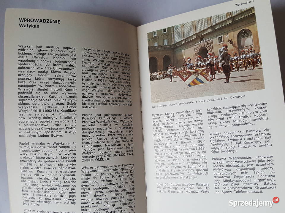 PRZEWODNIK WATYKANIE Rok wydania 1981 Książki i Podręczniki Złotniki sprzedam