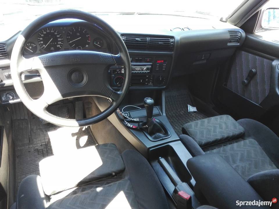 bmw e30 klima sporty czarny sufit zadbany zdrowa Żory