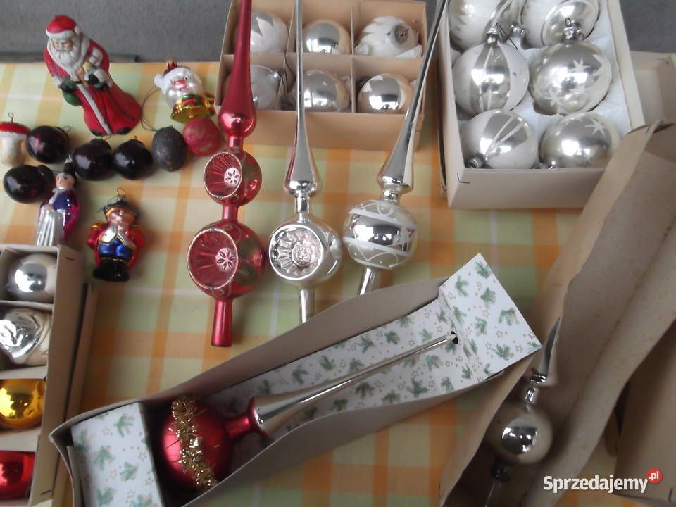 PRL Bańki Choinkowe 46 sztuk Cieszyn