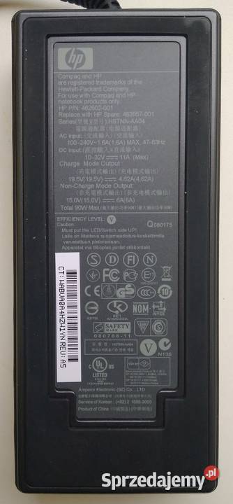 HP ZASILACZ PODRÓŻNY 90W COMBO AC ADAPTER Łódź sprzedam