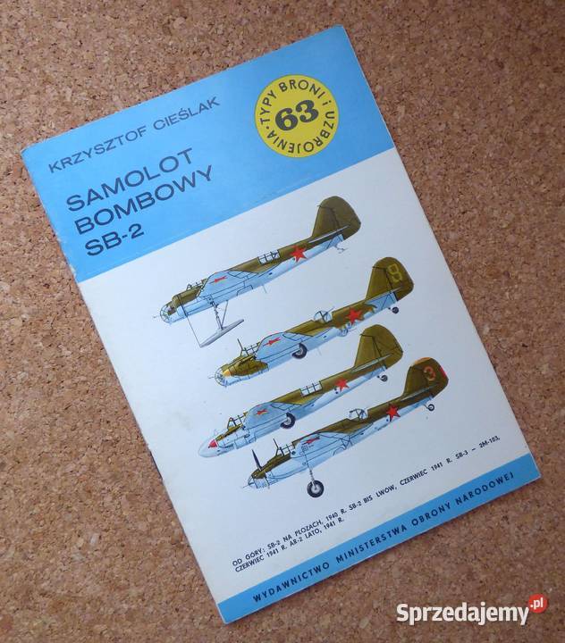 W Samolot bombowy SB2 TBiU Warszawa