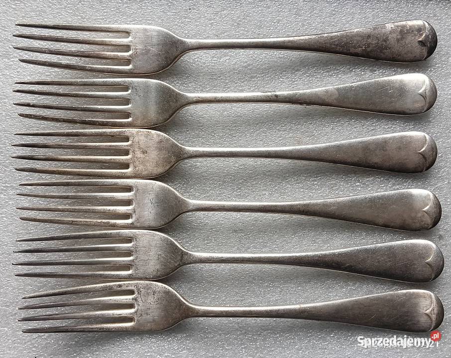 Widelce stare angielskie posrebrzane JRS 21 Kraków sprzedam
