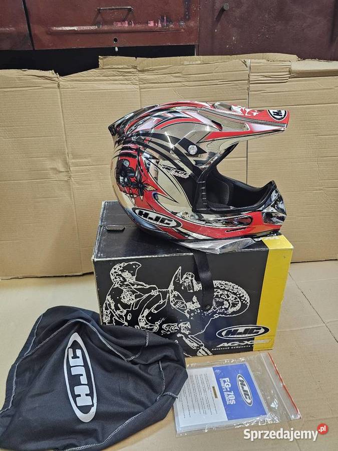 Kask motocyklowy HJC XXL cross enduro chrom Jelenia Góra
