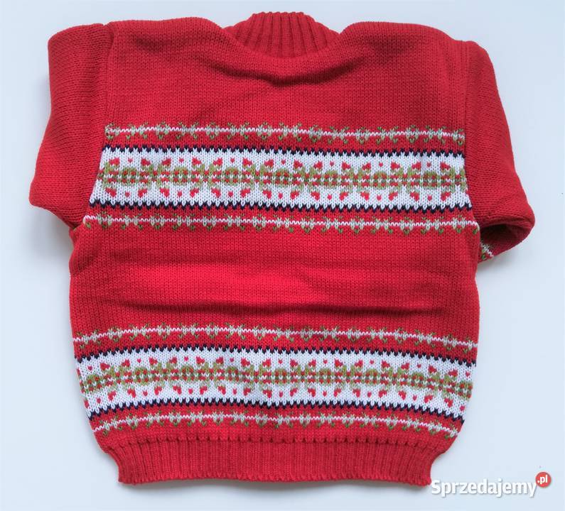 Nowy sweter Świąteczny ze stójką na zamek unisex Katowice