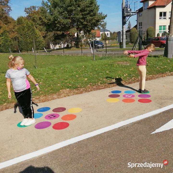 Zestaw 2 wym 7x8m gry podwórkowe gry chodnikowe dolnośląskie Strzegom