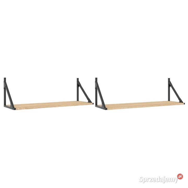 vidaXL Półki ścienne 2 Dąb Sonoma 80x25x255 Warszawa