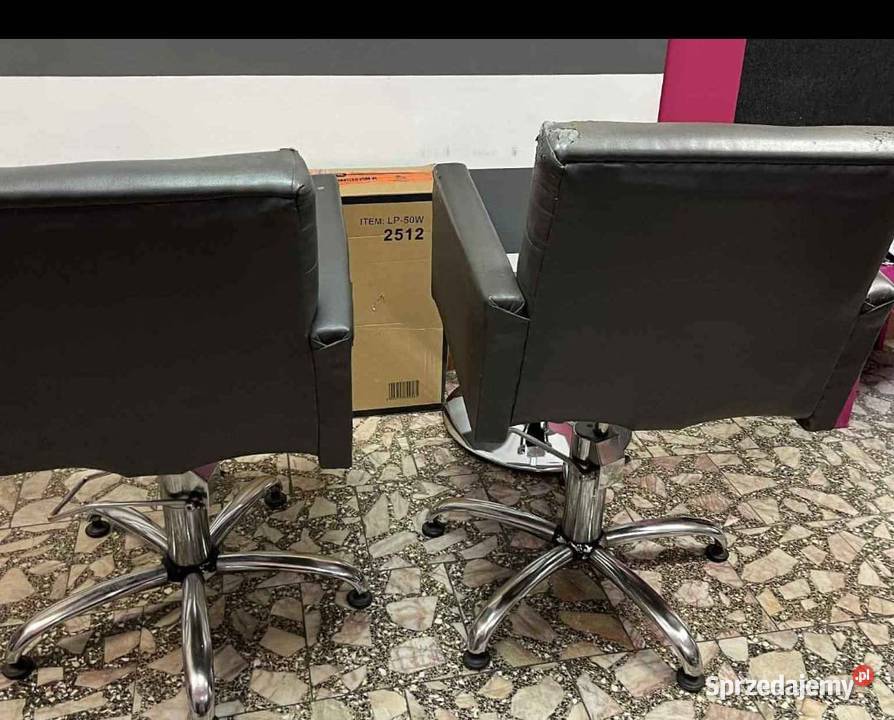 Fotele fryzjerskie 2 Fryzjerstwo i kosmetyka sprzedam