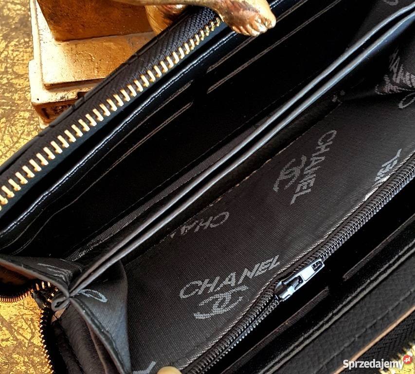 PORTFEL GUCCI PORTMONETKA GUCCI PIKOWANY CZARNY Dla kobiet