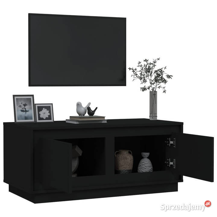 Stolik kawowy czarny 102x50x44 materiał Warszawa sprzedam
