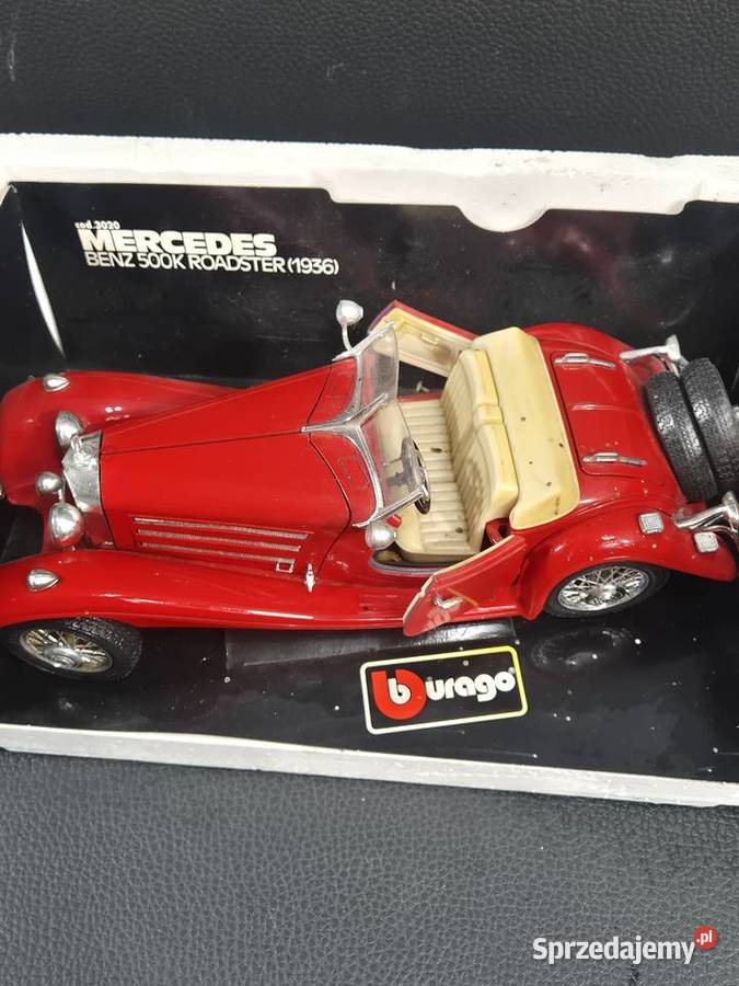MercedesBenz 500 K Roadster 1936 Antyki, Sztuka, Kolekcje Poddębice