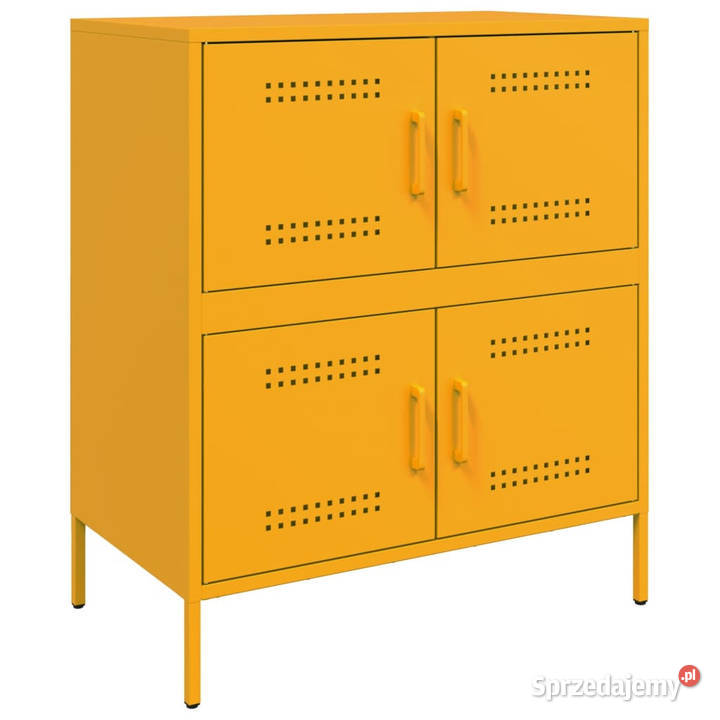 Szafka musztardowa 68x39x79 stalowa WM842955 mazowieckie Warszawa