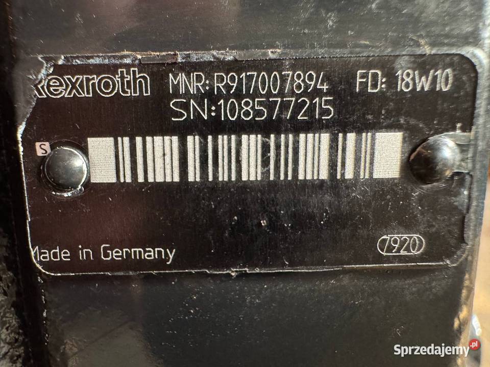 Rozdzielacz hydrauliczny Rexroth 917007894 Hydraulika Poznań