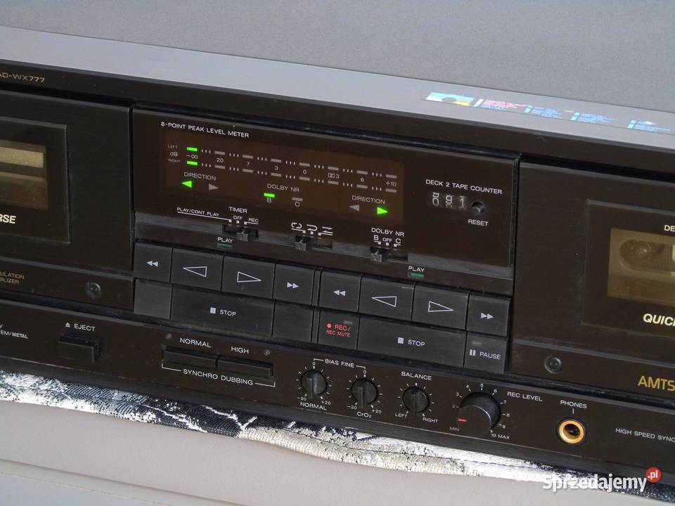 Magnetofon Aiwa ADWX777 ładny WYSYŁKA podkarpackie Jasło