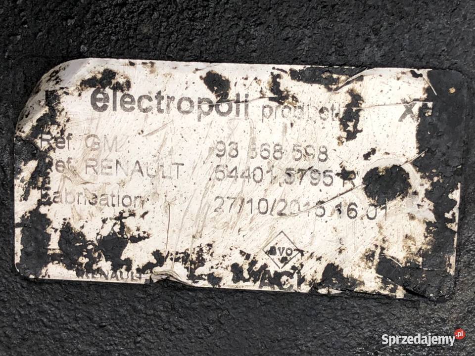 BELKA POD SILNIK RENAULT TRAFIC III 16 125 SANKI osobowe