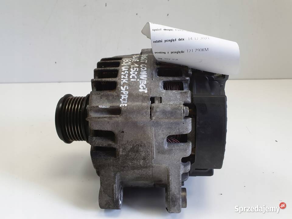 ALTERNATOR Ford Transit Connect II 15 TDCi VALEO Układ elektryczny silnika Rudka