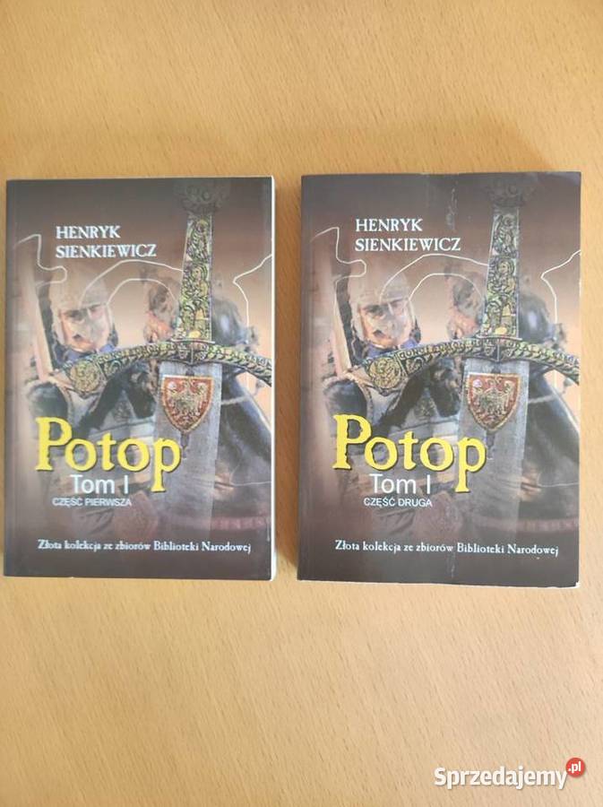 potop książka trylogia powieść tom pierwszy Kielce sprzedam