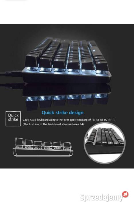Ajazz Geek AK33 podświetlana USB