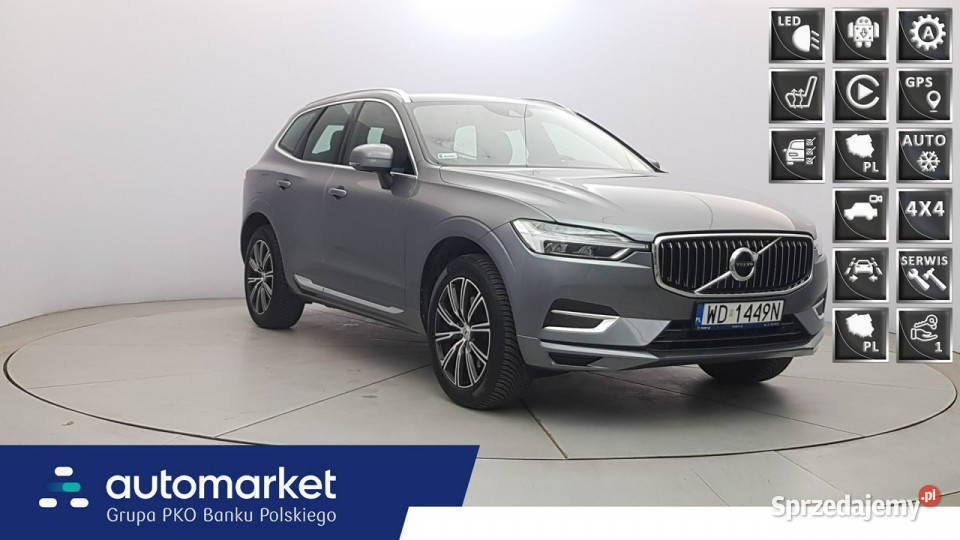 Volvo XC 60 T5 GPF AWD Inscription Z Polskiego ASR (kontrola trakcji) Volvo mazowieckie Warszawa