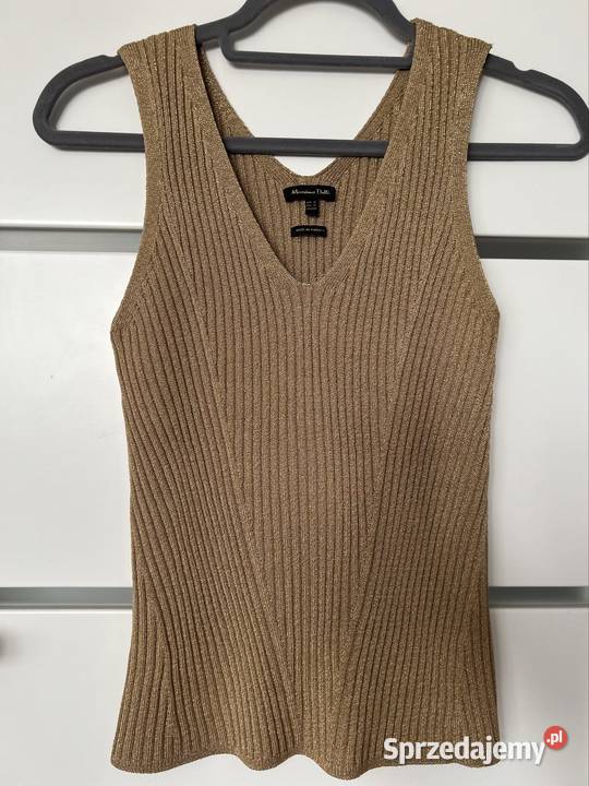 Top Massimo Dutti XS dzianinowy top Massimo