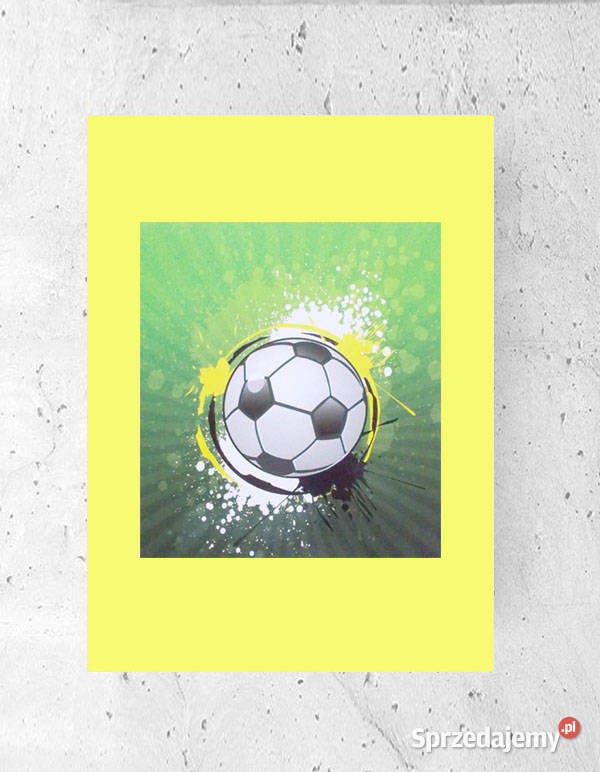 plakat chłopca piłkarski plakat 30x40 dekoracja Rzeszów sprzedam